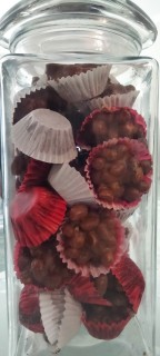 Dark Chocolate Peanut Clusters