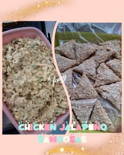 Chicken Jalapeno Samoosas