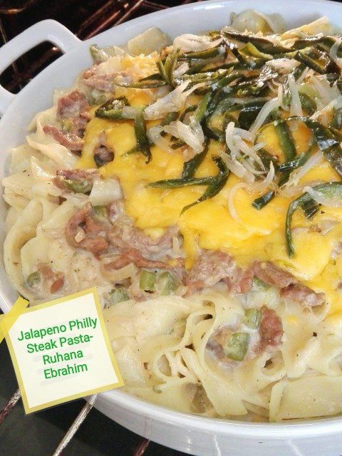 Jalapeno Philly Steak Pasta