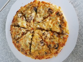 Sweet Chilli Chicken And Mushroom Pizza