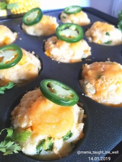 Jalapeño Popper Cornbread Muffins
