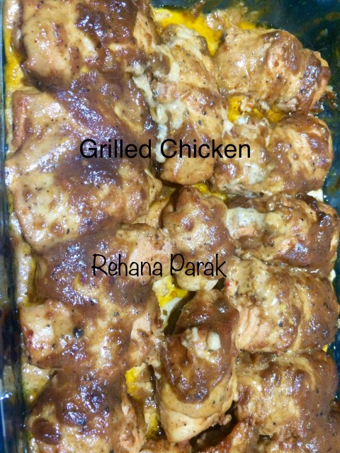 Grilled Chicken With Sauce 