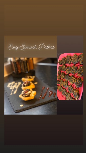 Easy Spinach Pathas