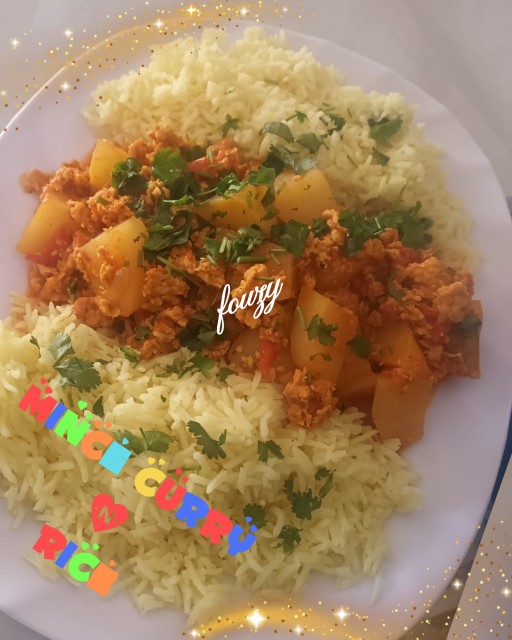 Mince Curry & Rice