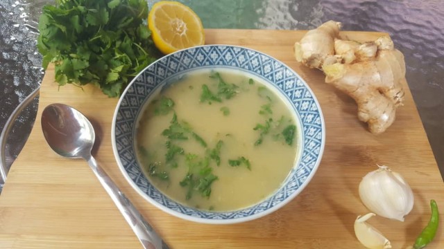 Chicken Ginger Sick Soup