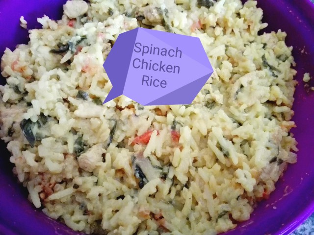 Spinach Chicken Rice