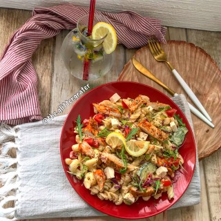 Mustard Chicken And Pasta Salad