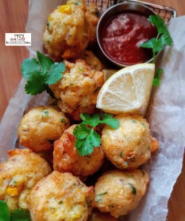 Sweetcorn Bhajias