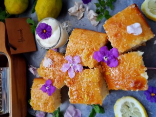 Lemon Yoghurt Cake With Lemon Syrup