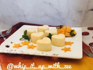 Mango Ice Cream With Freshly Shredded Coconut