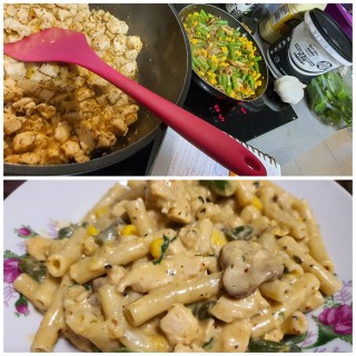 Creamy Chicken & Veg Pasta