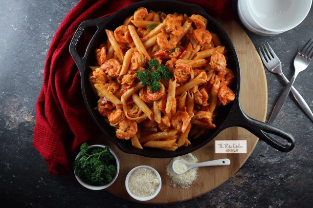 Adega Prawn Pasta Recipe By Theretrokitchen