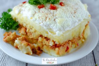 Chicken & Cheesy Mash Casserole
