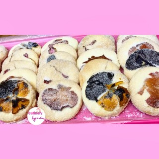 Flower Pressed Shortbread