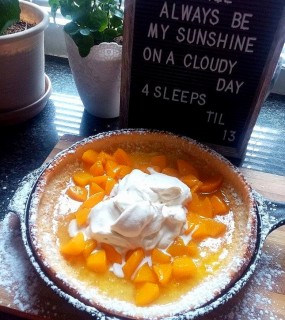Peaches N Cream Dutch Baby