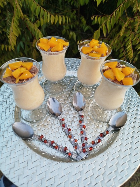 Peaches And Cream Dessert