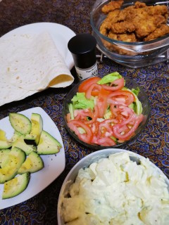 Chicken Nugget Wraps