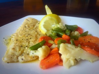 Lemon Butter Fish And Veg / My Version