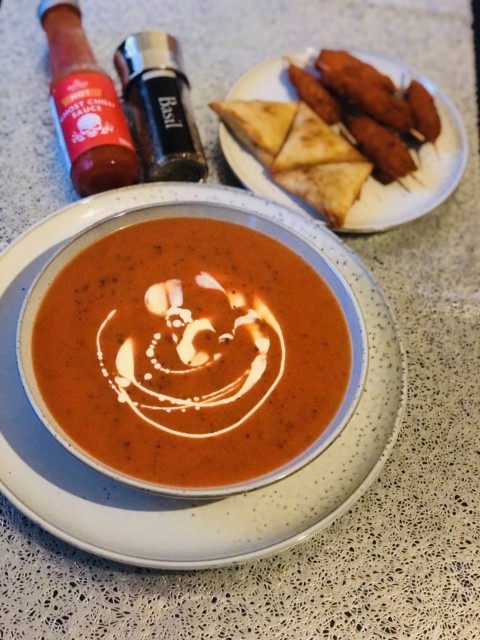 Spicy Cream Of Tomato Soup