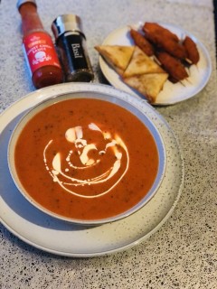Spicy Cream Of Tomato Soup