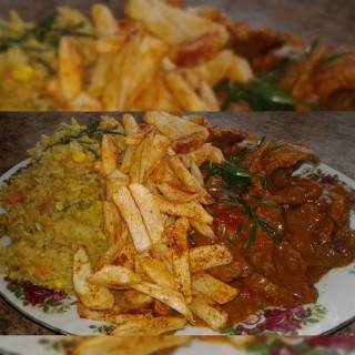 Saucy Steak & Savoury Rice