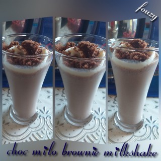 Choc Milo Brownie Milkshake