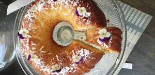 Tashas Coconut Cake With Syrup