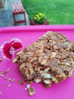 Chocolate Fudge With Almond And Cookies 💕