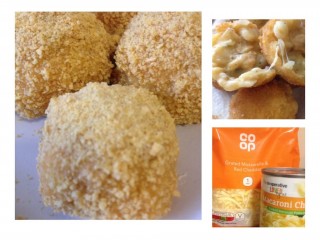 Macaroni/chicken Cheeseballs