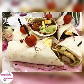 Chicken Halloumi Wraps