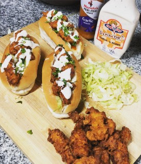 Easy Crumbed Chicken Rolls