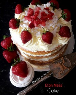 Eton Mess Cake 🍰