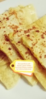 Aloo/cheese Paratha Stuffed