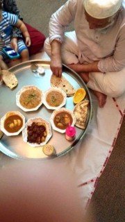 Aam Ras & Bhuna Gosht Mutton Qorma Masala Rice