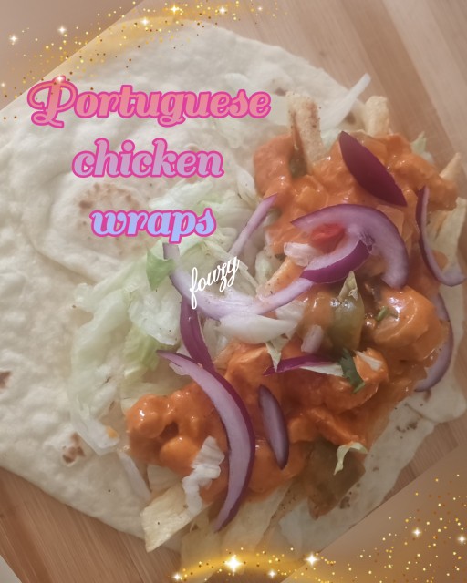 Portuguese Chicken Wraps