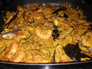 My Way Seafood Paella.