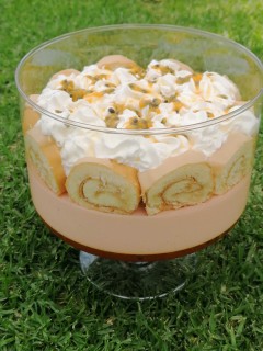 Passion Fruit & Mango Mousse Trifle