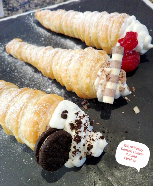 Pastry Dessert Cones