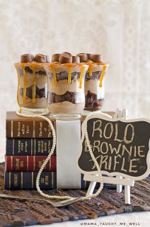 Rolo Choc Brownie Mousse