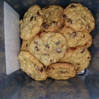 Crunchy Choc Chip Cookies