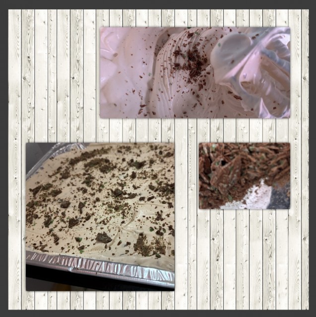 Peppermint Crisp Dessert