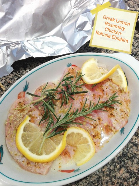 Greek Lemon Rosemary Chicken