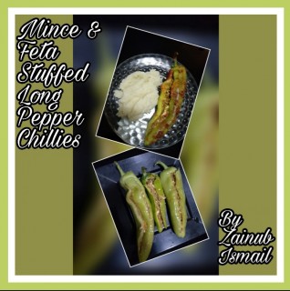 Mince & Feta Stuffed Long Pepper Chillies