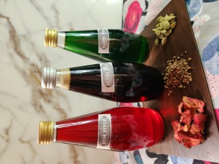 Rose, Cardamom And Coffee Syrup