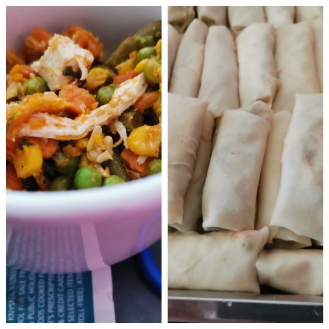 Mixed Vegetable Spring Rolls