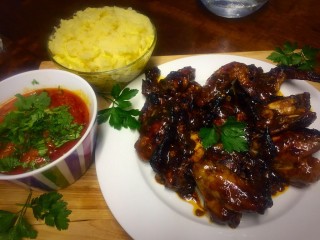 Hot Sticky Wings /  My Recipe