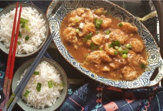 Schezwan Prawns Manchurian