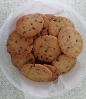 Crispy Chocolate Chip Cookies
