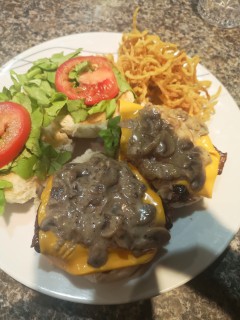 Cheddar Melt Burger