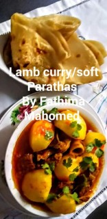 Lamb Curry With Soft Parathas
